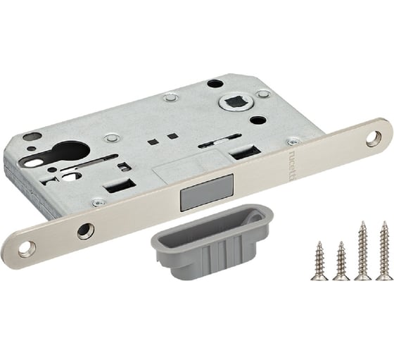 Изображение товара Магнитная защелка Rucetti RM1885 SN, под цилиндр, белый никель 9014498