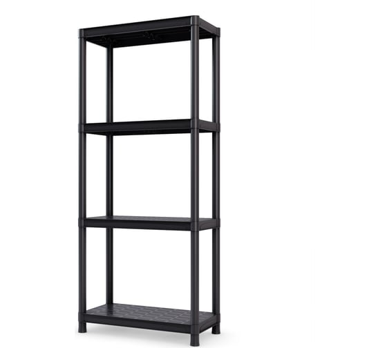 Изображение товара Пластиковый стеллаж ТУБА-ДУБА СБ черный 600.4