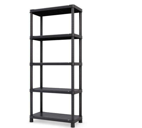 Изображение товара Пластиковый стеллаж ТУБА-ДУБА СБ черный 800.5