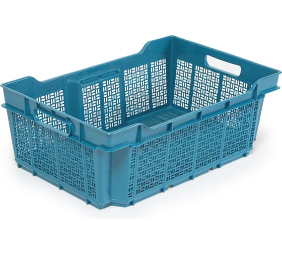 Изображение товара Полимерный ящик ТУБА-ДУБА 600x400x220 синий Я 101 синий