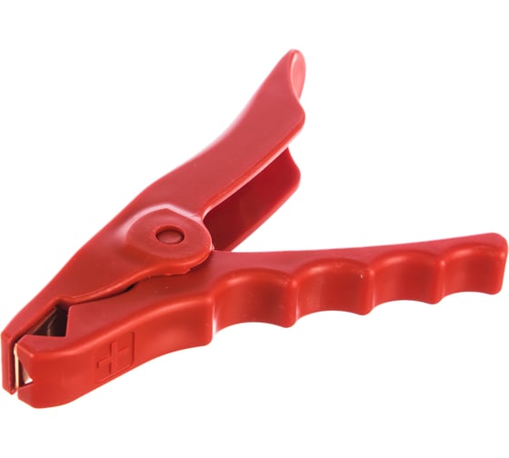 Изображение товара Зажим Крокодил АВТОЭЛЕКТРИКА Т-21 красный, длина 165мм, медная вставка,ток 600А 1шт. 46