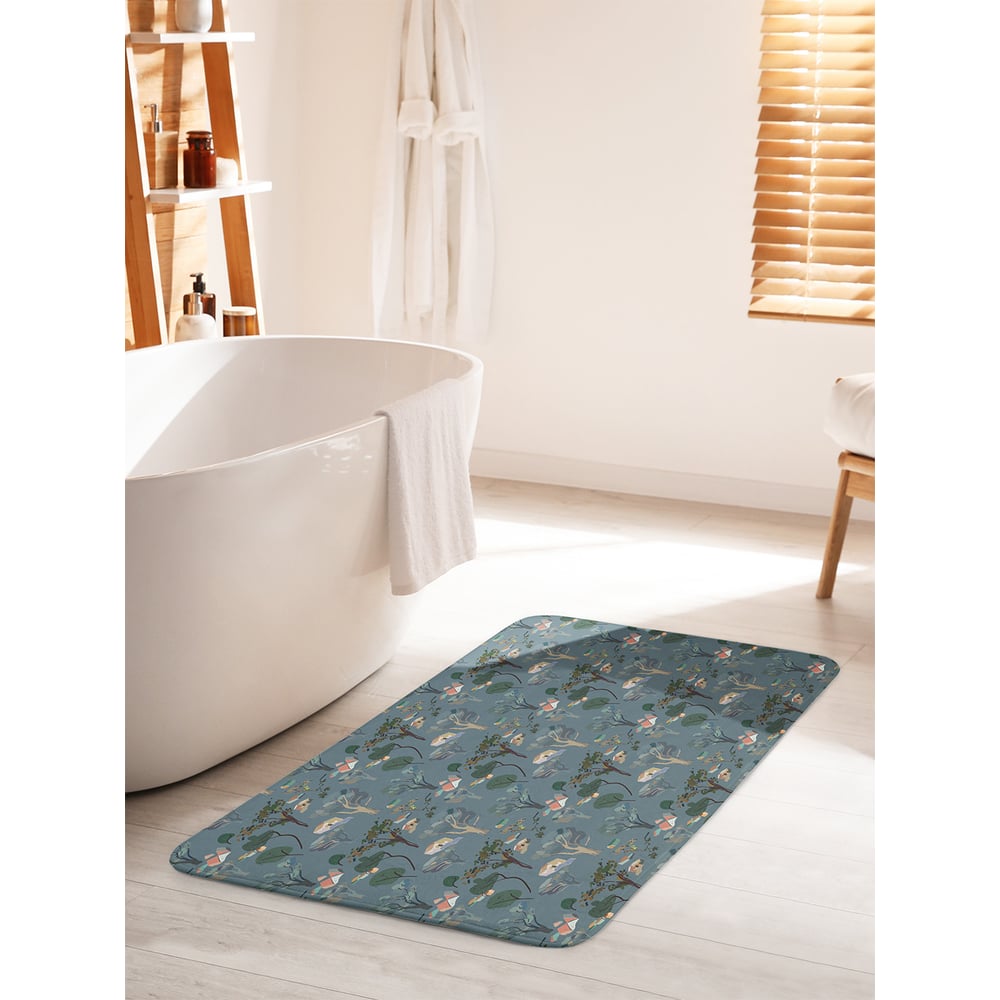 Изображение товара Коврик для ванной комнаты и туалета противоскользящий JOYARTY 60х100 см