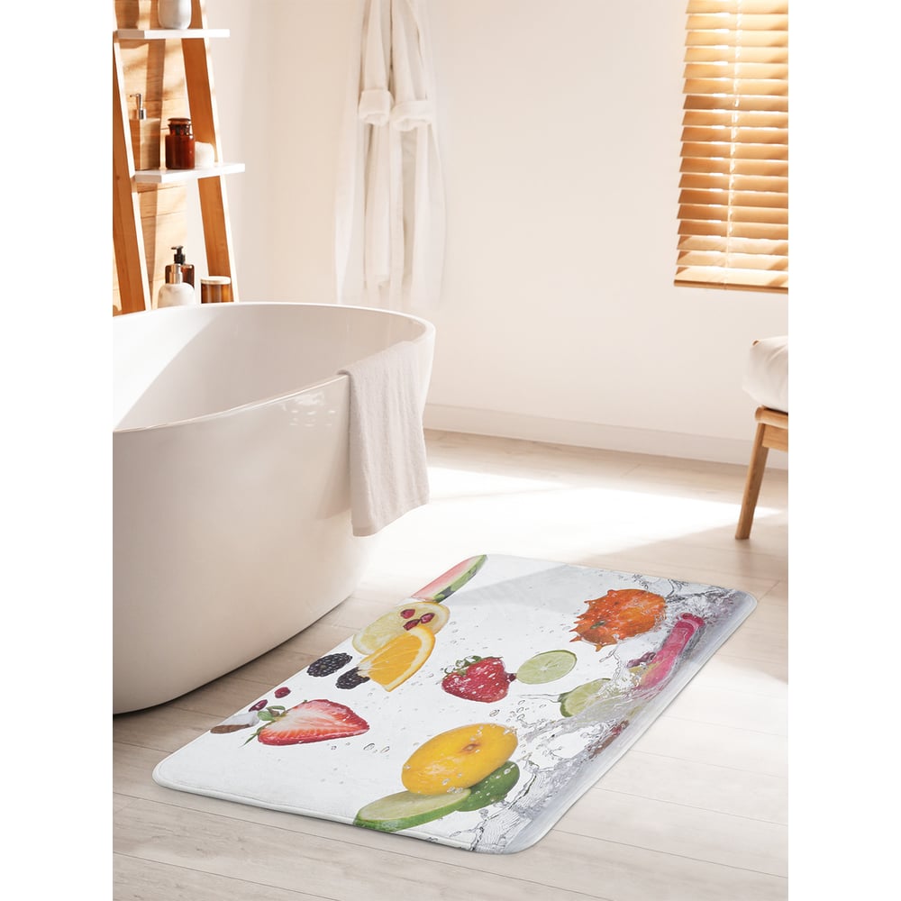 Изображение товара Коврик для ванной JOYARTY Фруктовое купание 60х100 см