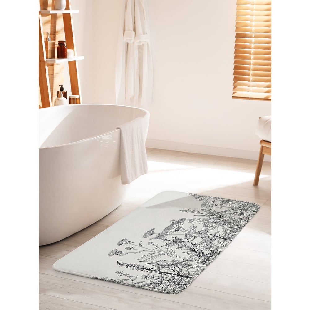 Изображение товара Коврик для ванной комнаты JOYARTY Лечебные растения 60х100 см