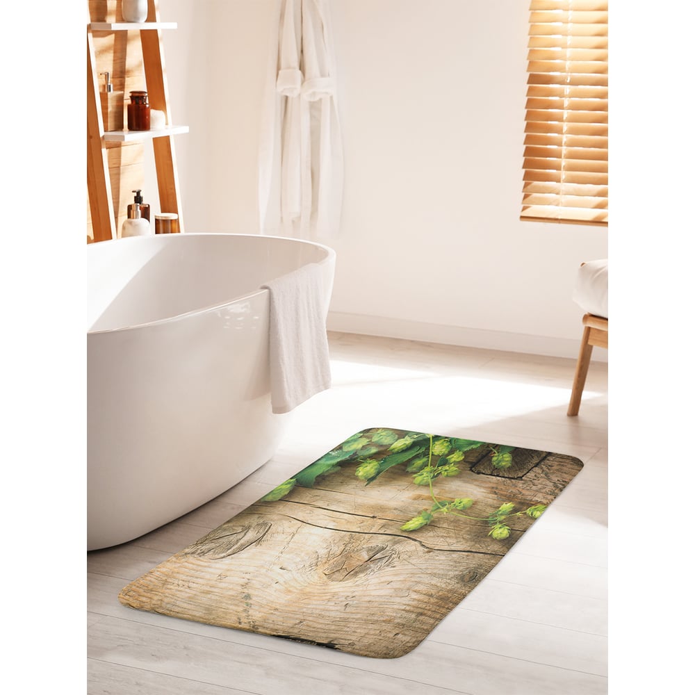 Изображение товара Коврик для ванной комнаты и туалета противоскользящий JOYARTY 60х100 см