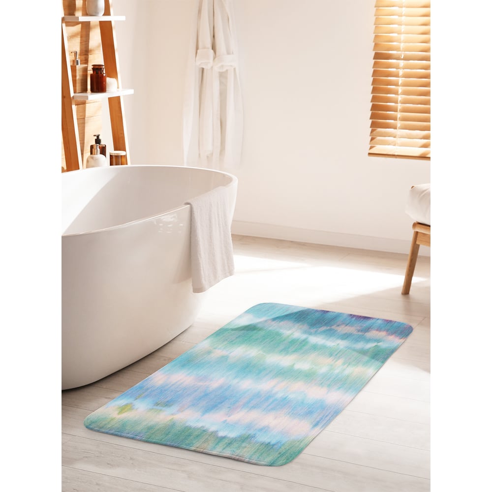 Изображение товара Коврик для ванной комнаты JOYARTY красочные полосы 60х100 см противоскользящий