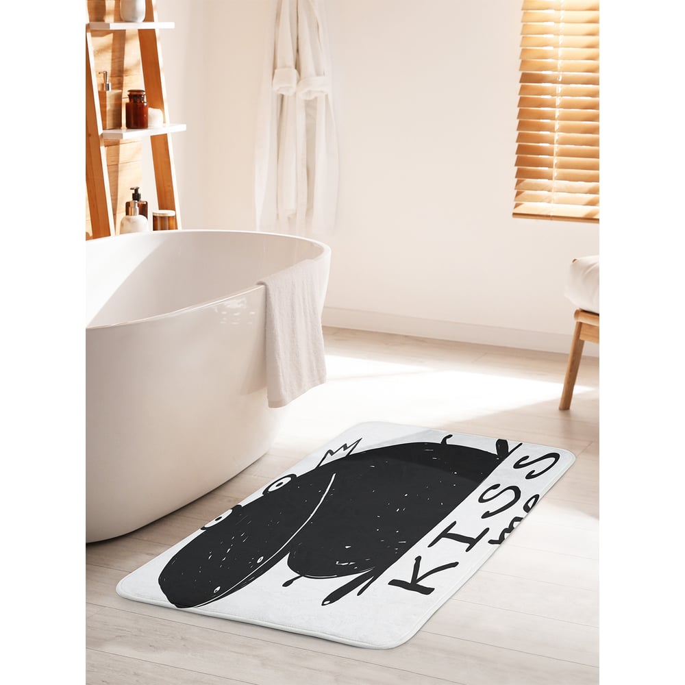 Изображение товара Коврик для ванной комнаты JOYARTY Царевна-лягушка 60x100 см противоскользящий