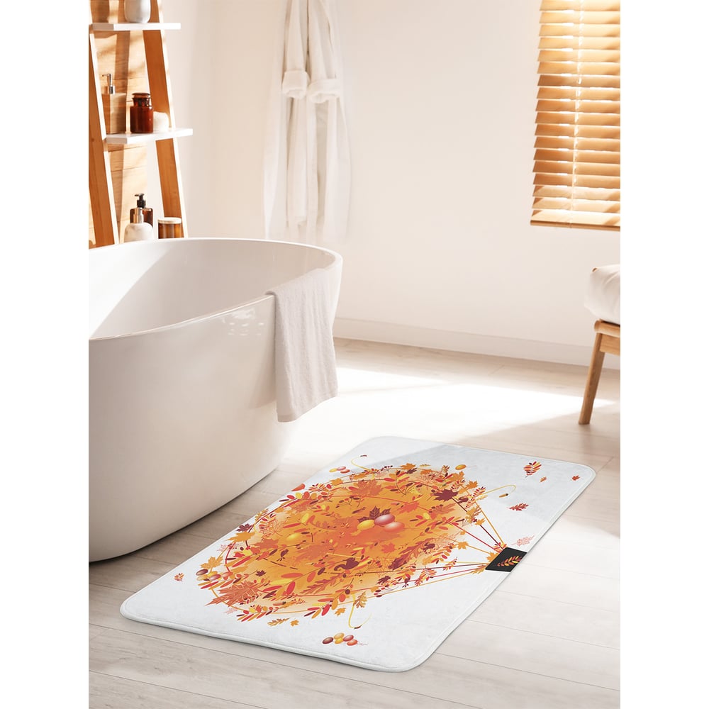 Изображение товара Коврик для ванной комнаты и туалета противоскользящий JOYARTY 60х100 см