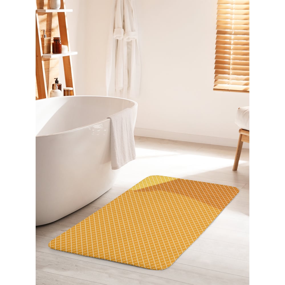 Изображение товара Коврик для ванной комнаты и туалета JOYARTY противоскользящий 60х100 см Восточный мотив