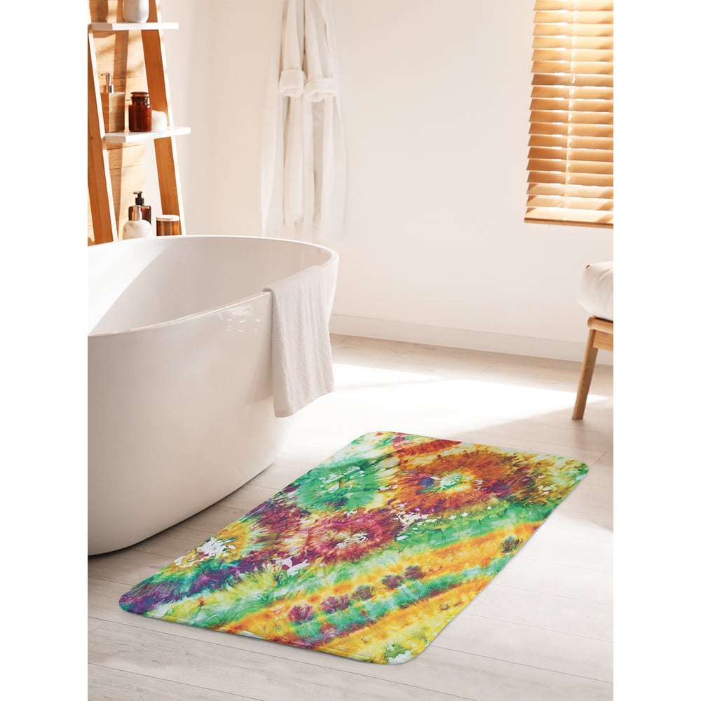 Изображение товара Коврик для ванной JOYARTY противоскользящий Яркая абстракция 60х100 см