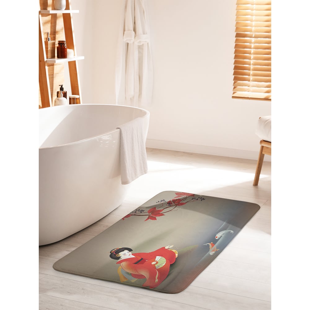 Изображение товара Противоскользящий коврик для ванной JOYARTY 60х100 см с антискользящим покрытием