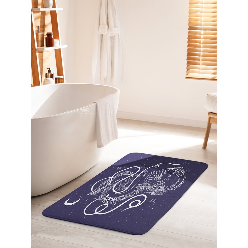 Изображение товара Коврик для ванной комнаты и туалета противоскользящий JOYARTY 60х100 см Аниме дракон