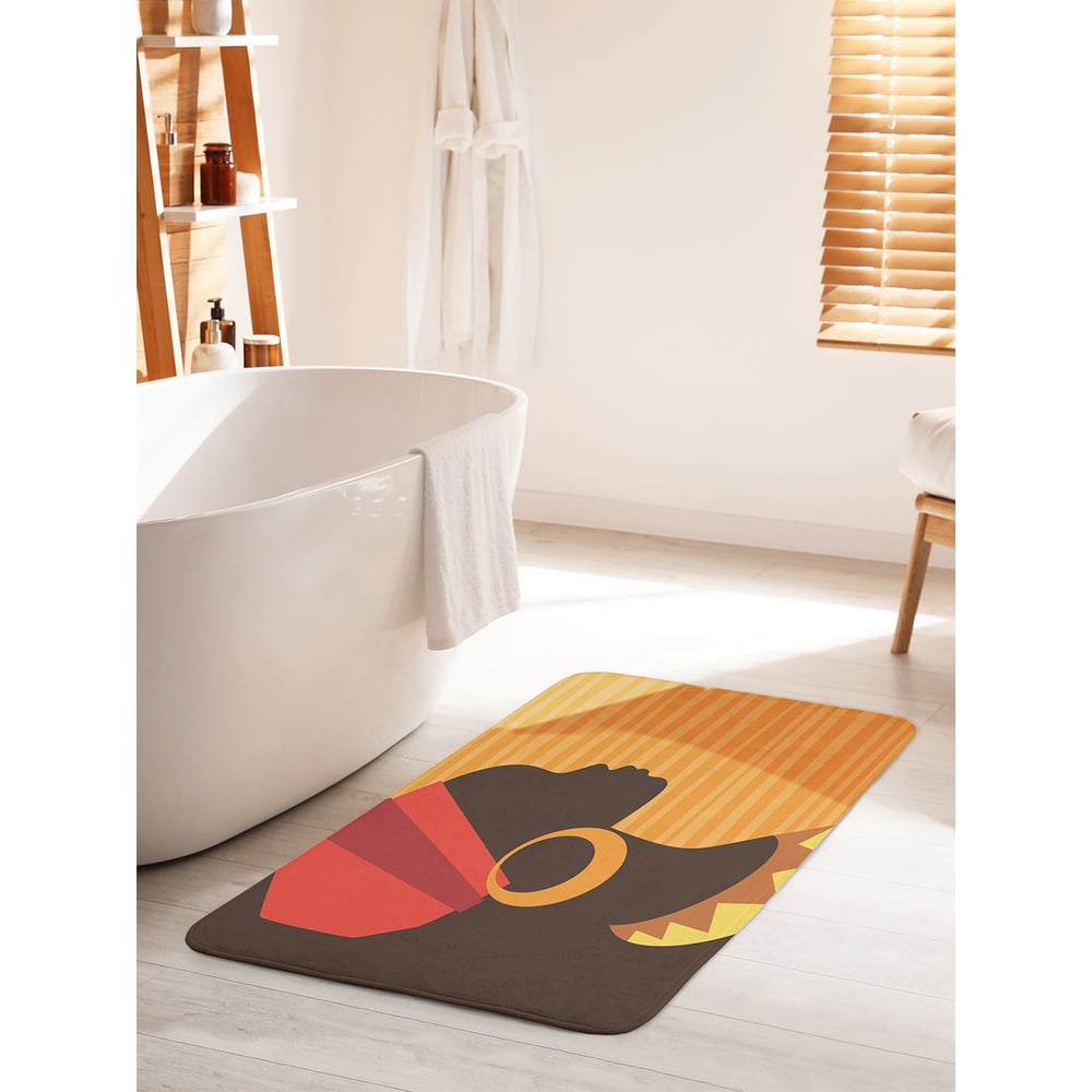Изображение товара Коврик для ванной комнаты и туалета противоскользящий JOYARTY 60х100 см