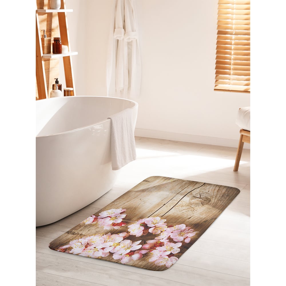 Изображение товара Коврик для ванной комнаты и туалета противоскользящий JOYARTY 60х100 см