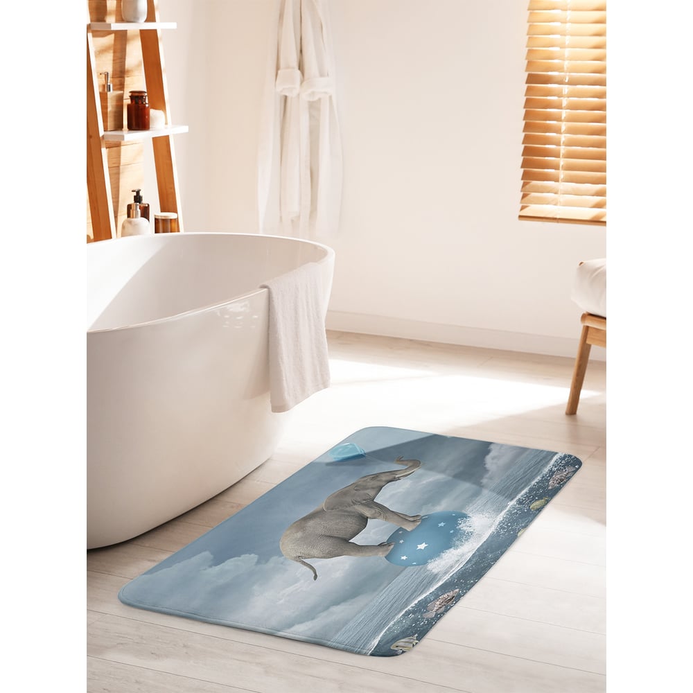 Изображение товара Коврик для ванной комнаты противоскользящий JOYARTY 60х100 см