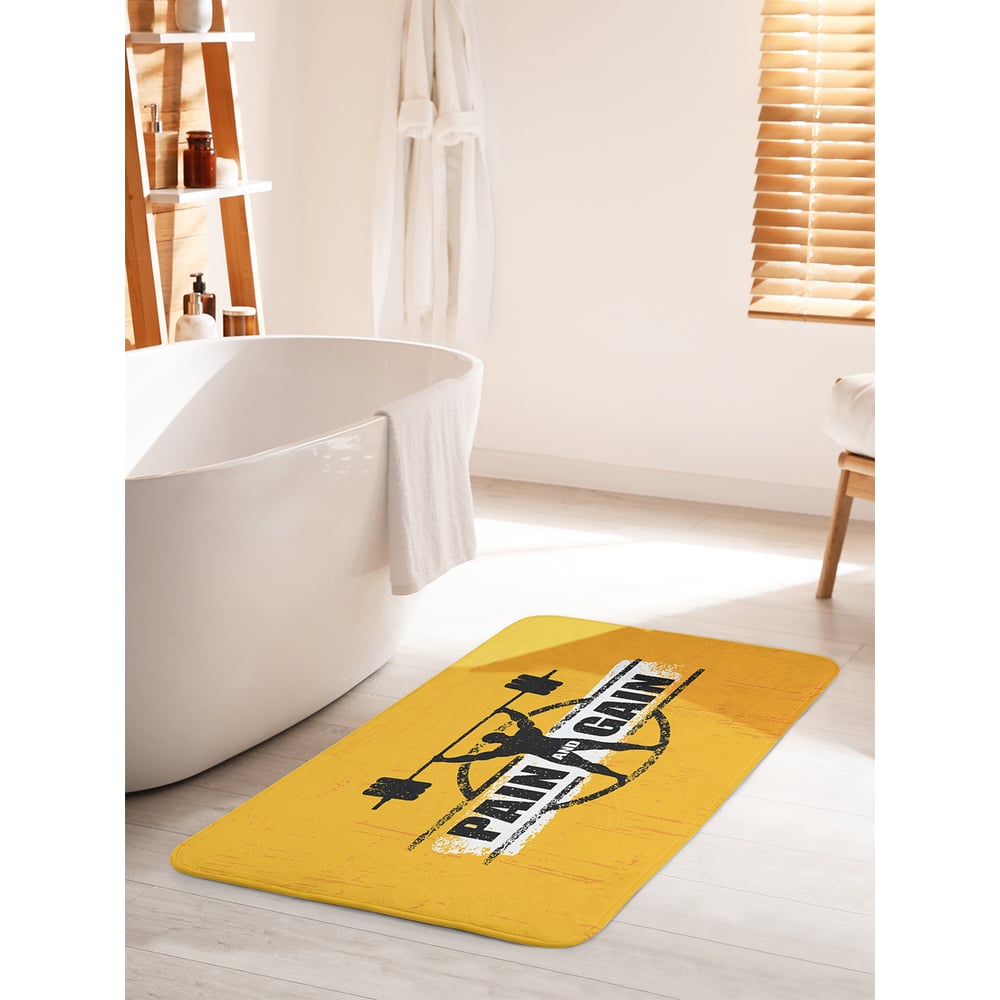 Изображение товара Коврик для ванной JOYARTY с антискользящим покрытием 60х100 см