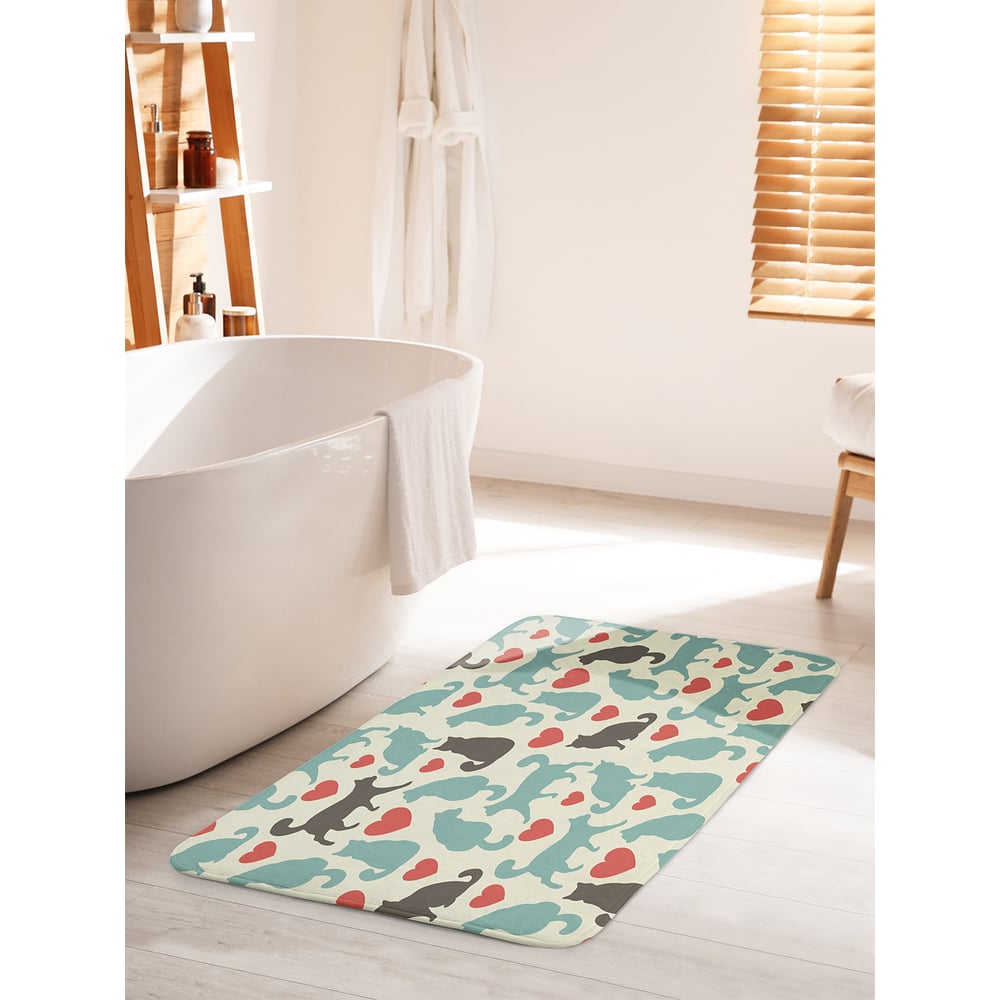 Изображение товара Коврик для ванной комнаты и туалета противоскользящий JOYARTY 60х100 см