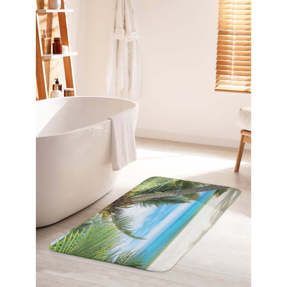 Изображение товара Коврик для ванной комнаты JOYARTY Светлый солнечный пляж 60х100 см
