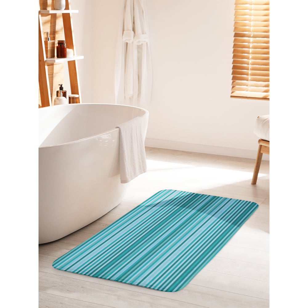 Изображение товара Коврик для ванной комнаты противоскользящий JOYARTY Небесные линии 60х100 см