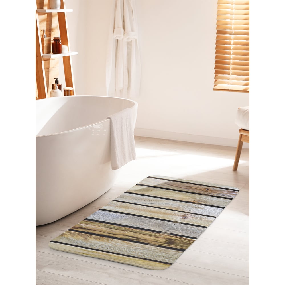 Изображение товара Коврик для ванной комнаты и туалета JOYARTY 60х100 см противоскользящий