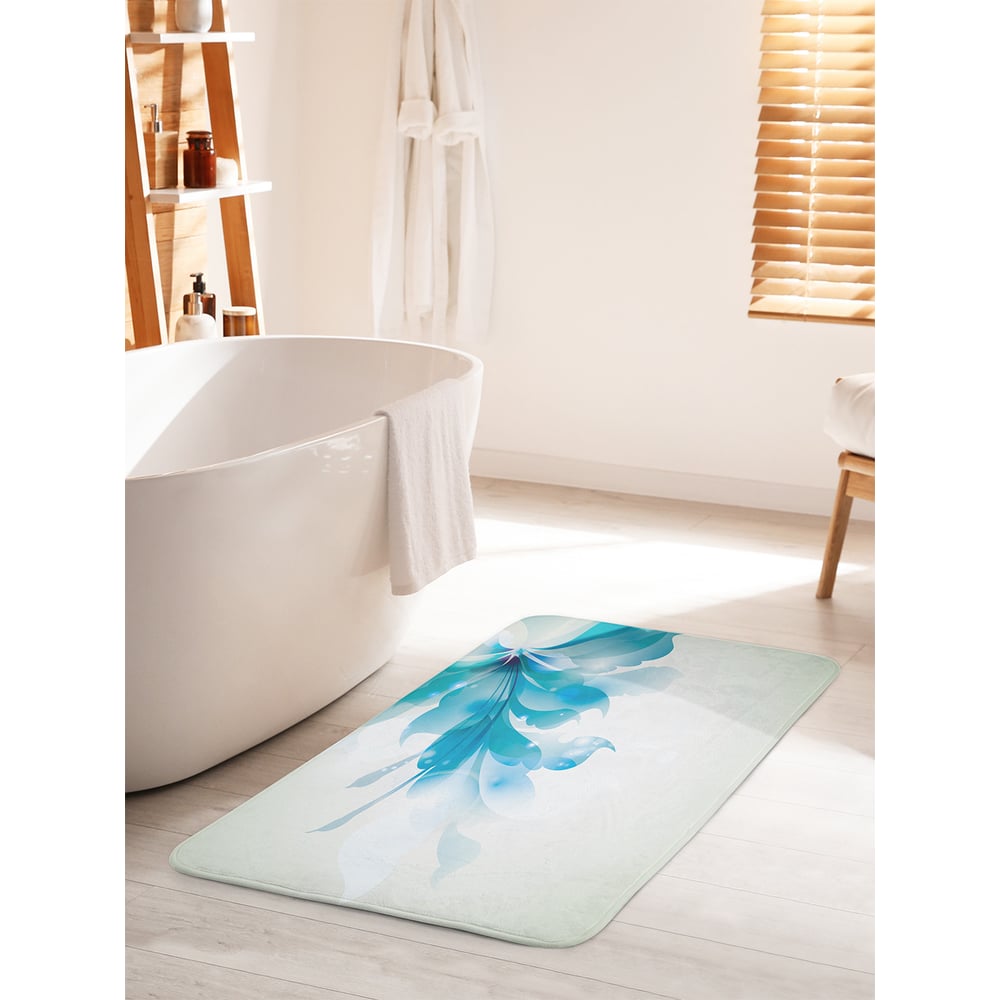 Изображение товара Коврик для ванной комнаты и туалета противоскользящий JOYARTY 60x100 см цветной