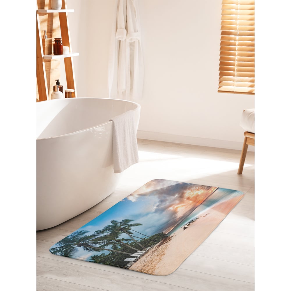 Изображение товара Коврик для ванной комнаты и туалета противоскользящий JOYARTY 60х100 см