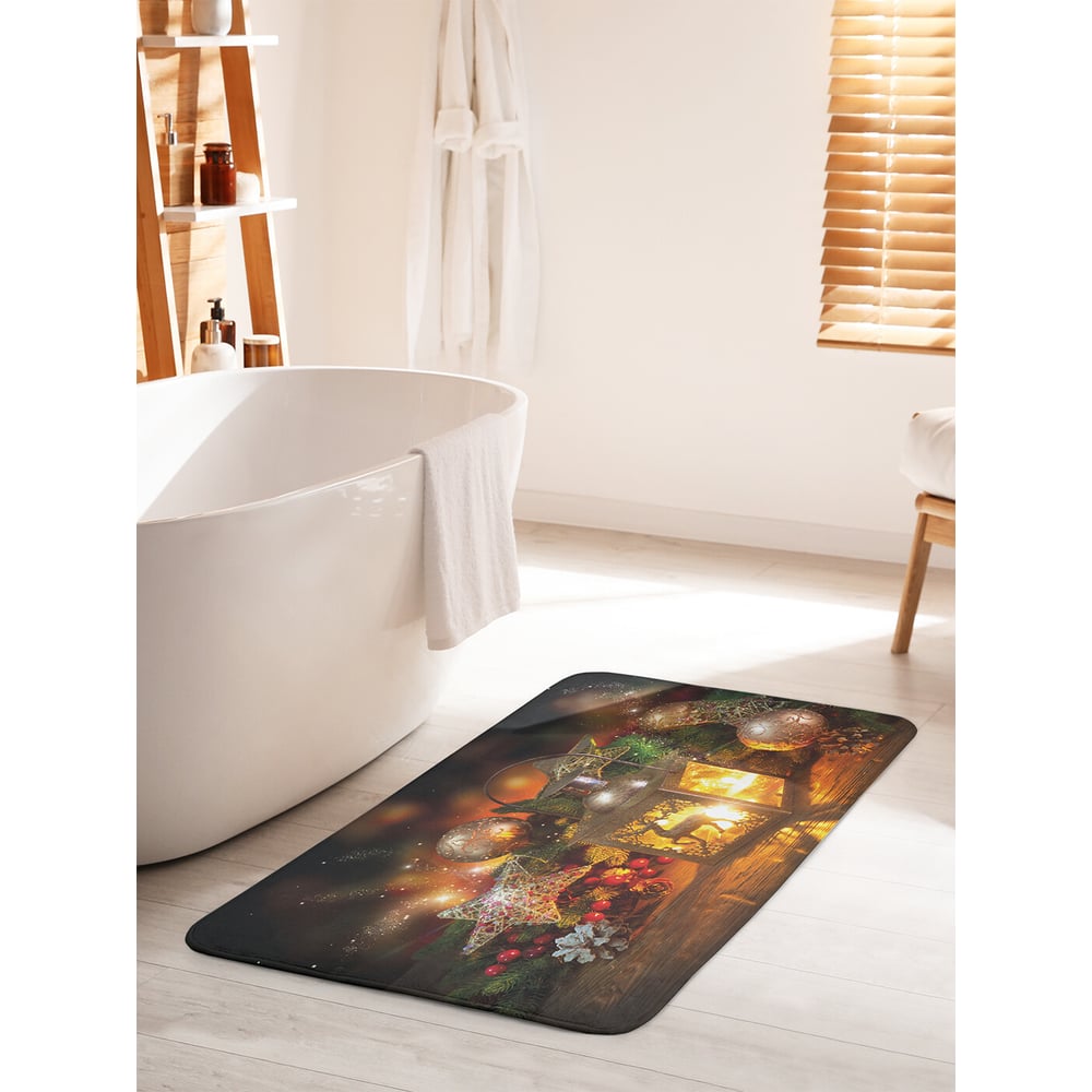 Изображение товара Коврик для ванной комнаты и туалета противоскользящий JOYARTY 60x100 см