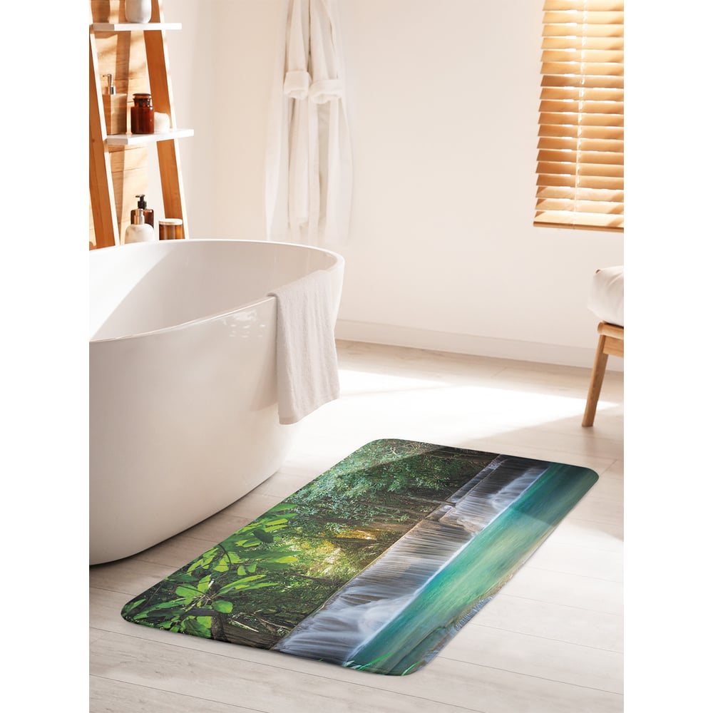 Изображение товара Противоскользящий коврик для ванной комнаты JOYARTY 60х100 см противоскользящее покрытие