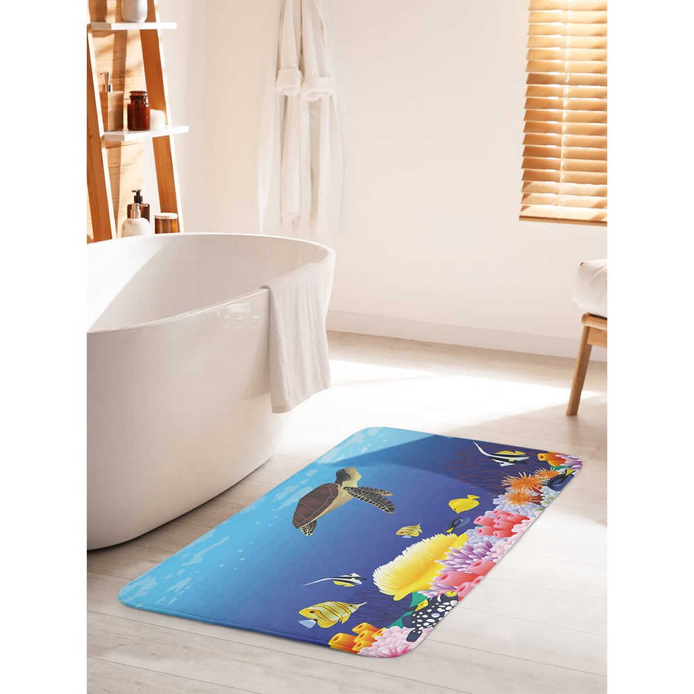 Изображение товара Коврик для ванной комнаты и туалета противоскользящий JOYARTY 60х100 см