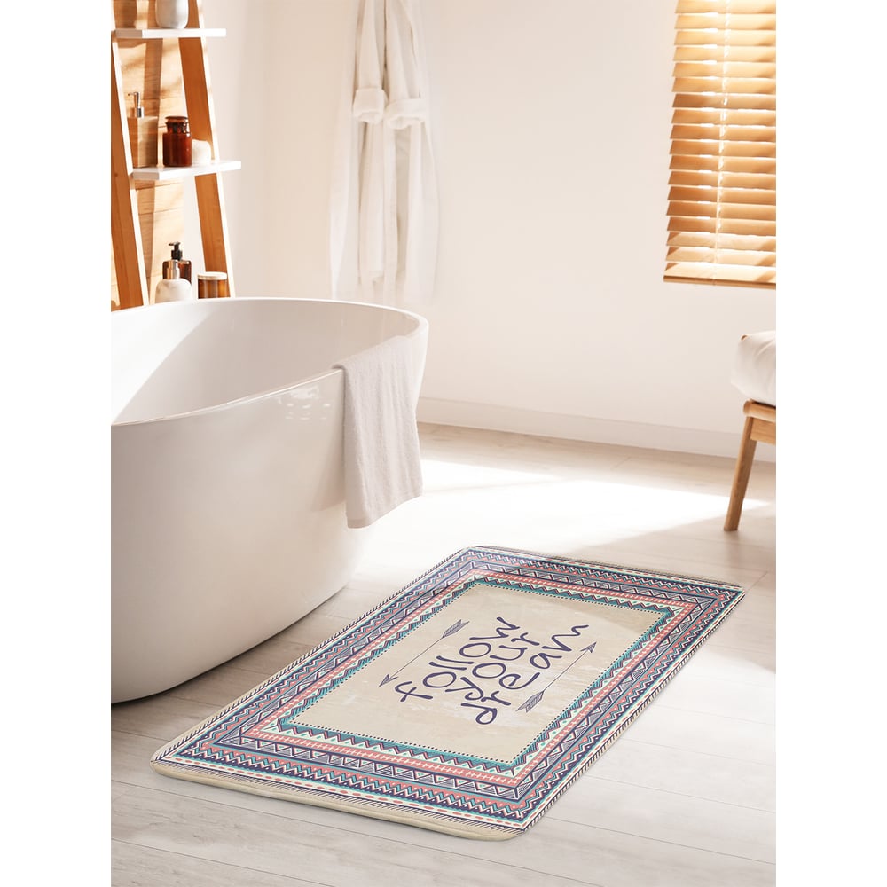 Изображение товара Коврик для ванной комнаты и туалета противоскользящий JOYARTY 60х100 см