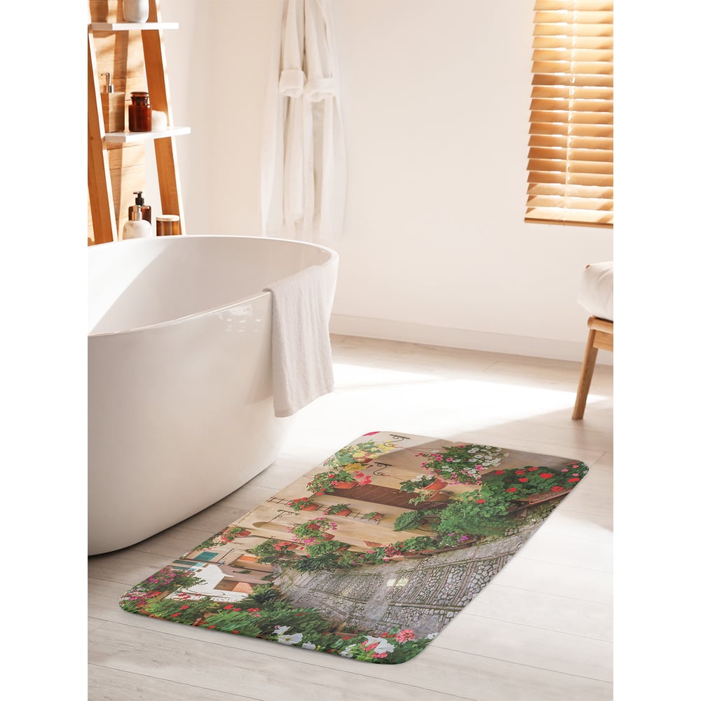 Изображение товара Коврик для ванной комнаты и туалета JOYARTY противоскользящий 60x100 см