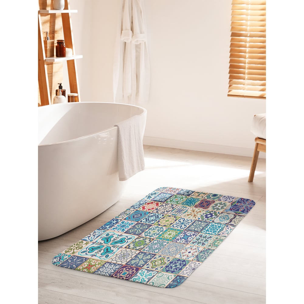 Изображение товара Коврик для ванной комнаты противоскользящий JOYARTY 60х100 см с антискользящим покрытием