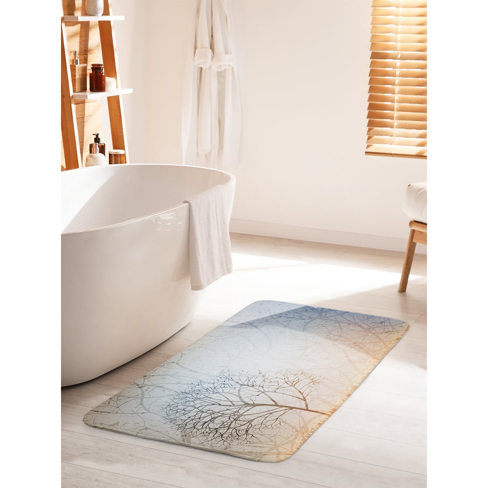 Изображение товара Коврик для ванной комнаты и туалета противоскользящий JOYARTY Лес миражей 60x100 см
