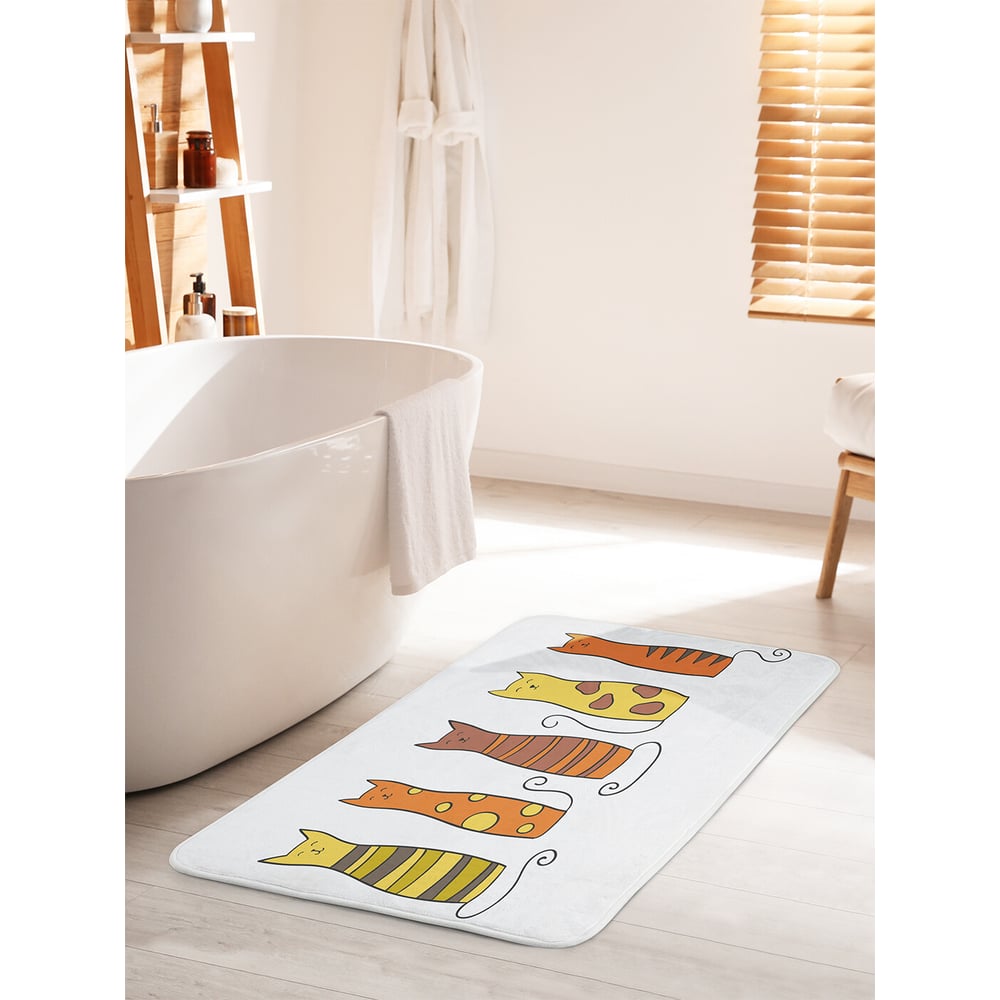 Изображение товара Коврик для ванной комнаты и туалета противоскользящий JOYARTY 60x100 см Изображение товара Коврик для ванной комнаты и туалета противоскользящий JOYARTY 60x100 см