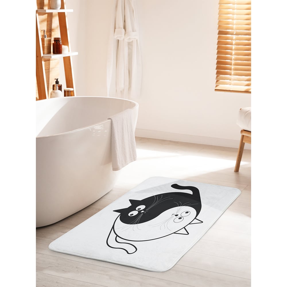 Изображение товара Коврик для ванной комнаты и туалета противоскользящий JOYARTY 60х100 см