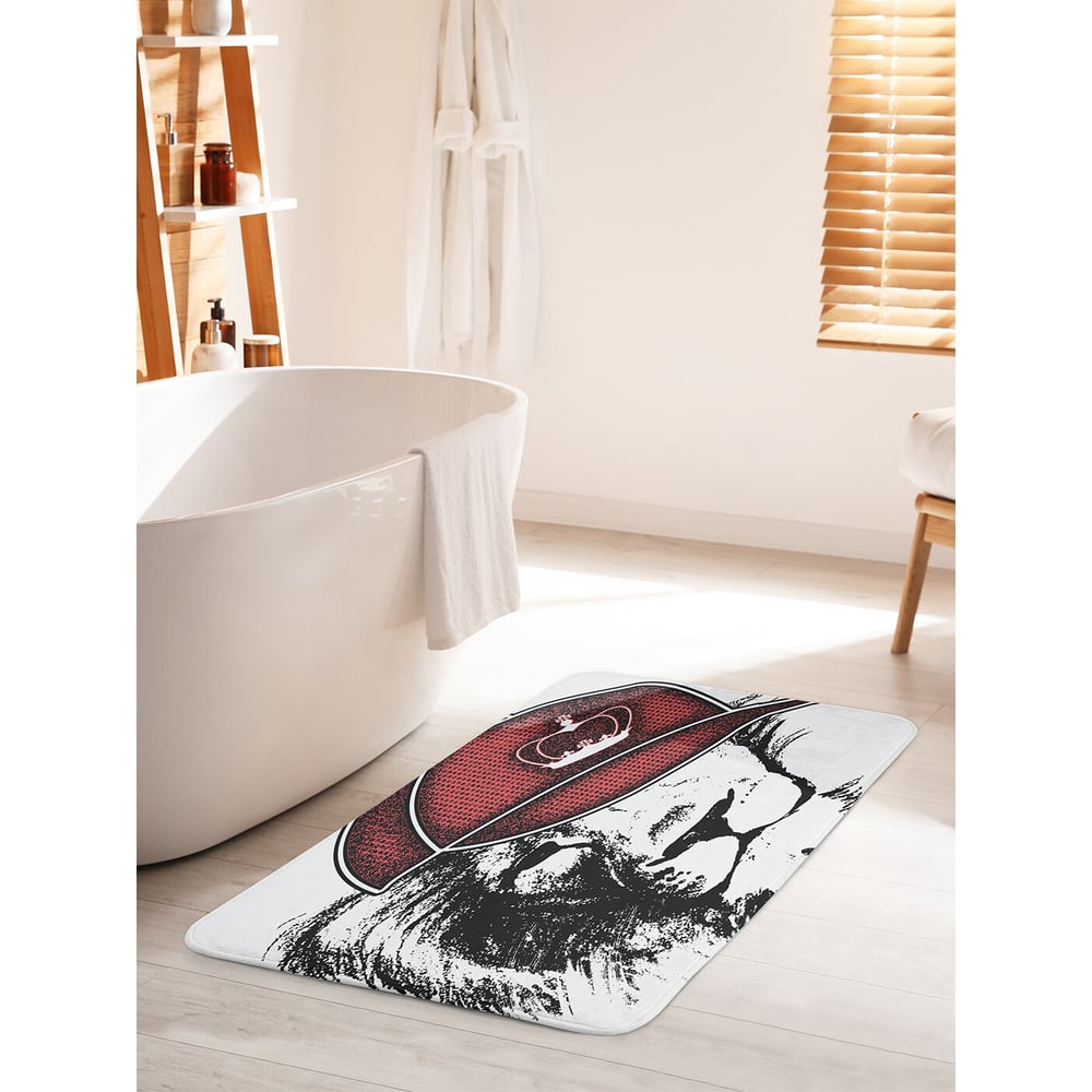 Изображение товара Коврик для ванной комнаты противоскользящий JOYARTY 60х100 см