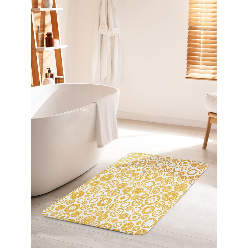 Изображение товара Коврик для ванной комнаты и туалета JOYARTY Звездные пончики 60х100 см противоскользящий