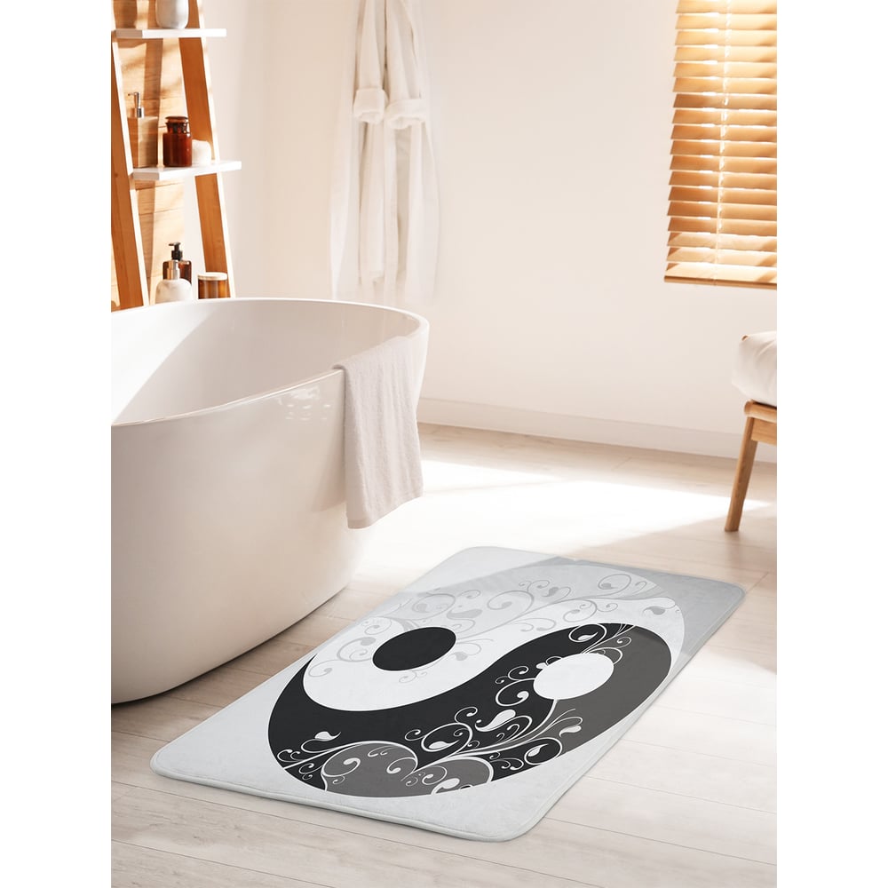 Изображение товара Коврик для ванной JOYARTY противоскользящий 60х100 см Инь и Ян