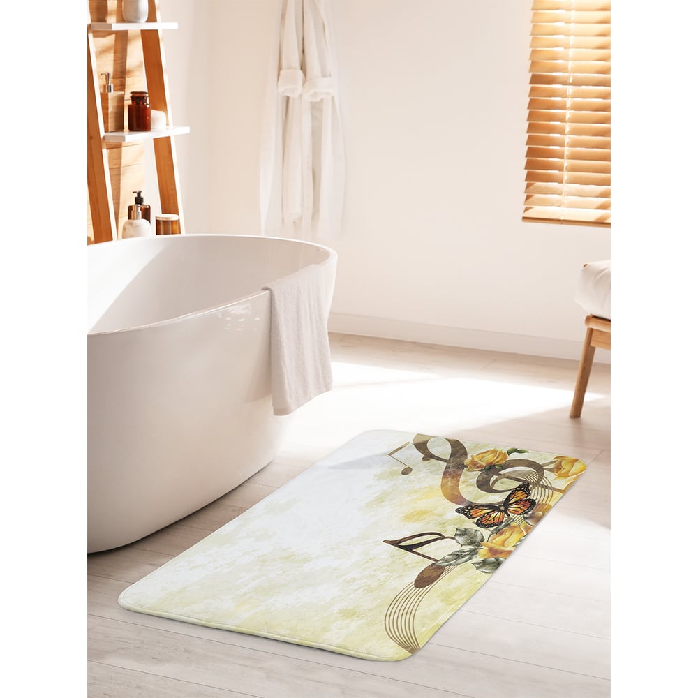 Изображение товара Коврик для ванной комнаты и туалета противоскользящий JOYARTY 60x100 см