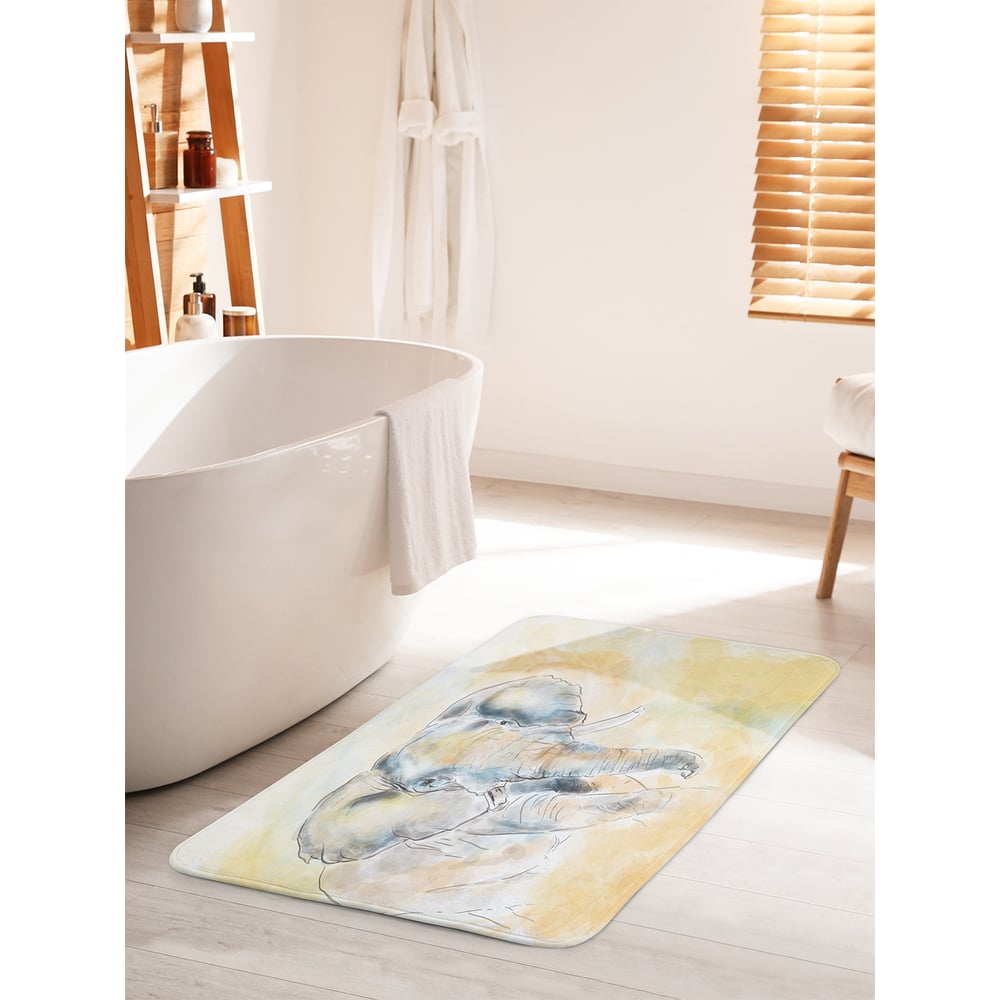 Изображение товара Коврик для ванной комнаты JOYARTY Загадочный слон 60х100 см