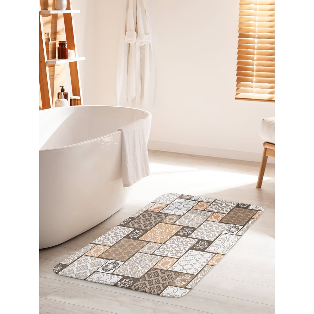 Изображение товара Коврик для ванной комнаты и туалета JOYARTY 60х100 см противоскользящий