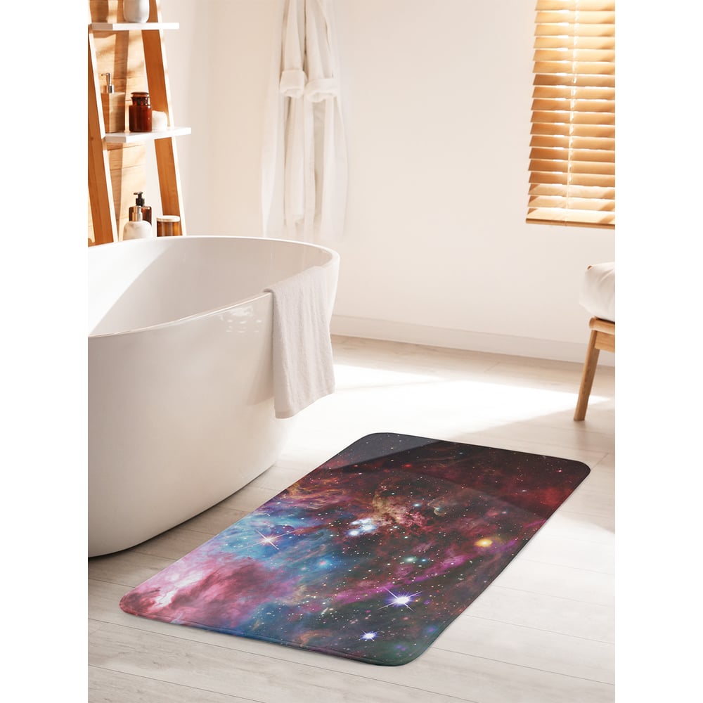 Изображение товара Коврик для ванной комнаты противоскользящий JOYARTY Космос 60х100 см