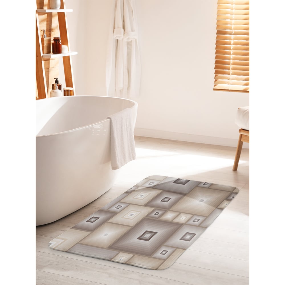 Изображение товара Коврик для ванной комнаты JOYARTY 60х100 см противоскользящий прямоугольный