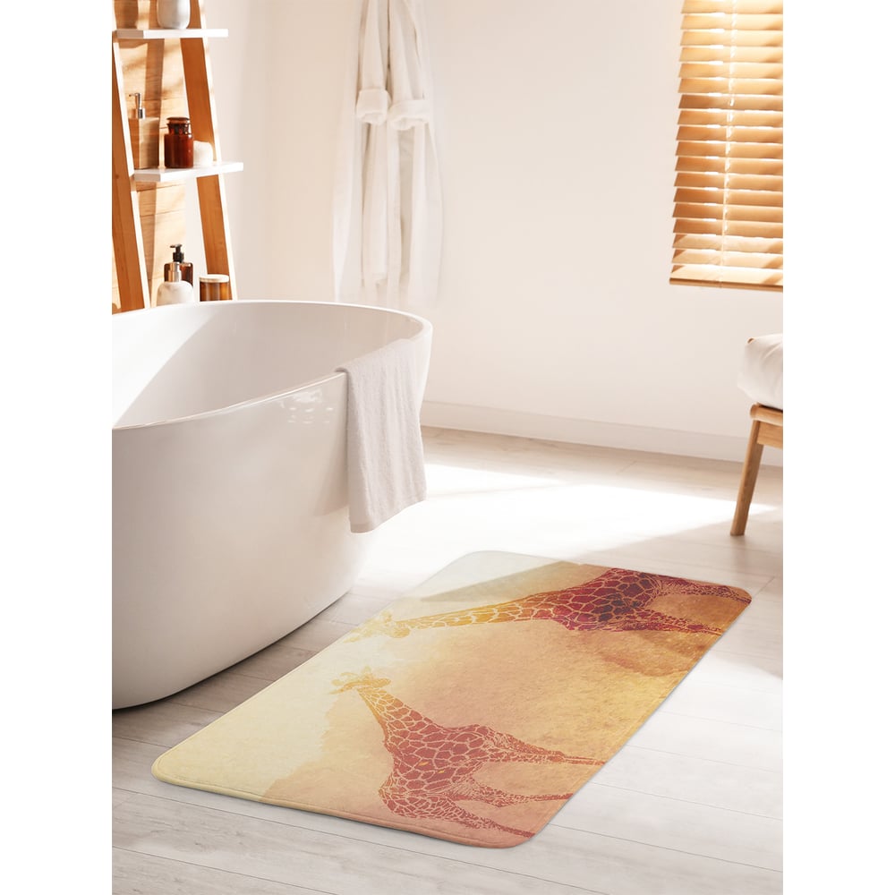 Изображение товара Коврик для ванной комнаты и туалета противоскользящий JOYARTY 60х100 см