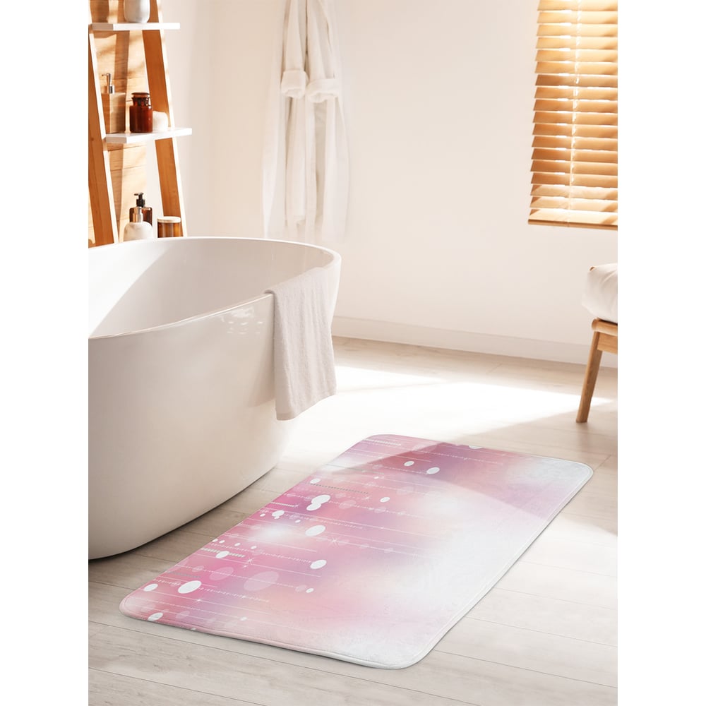 Изображение товара Коврик для ванной комнаты и туалета противоскользящий JOYARTY "Блестящий звездопад" 60х100 см