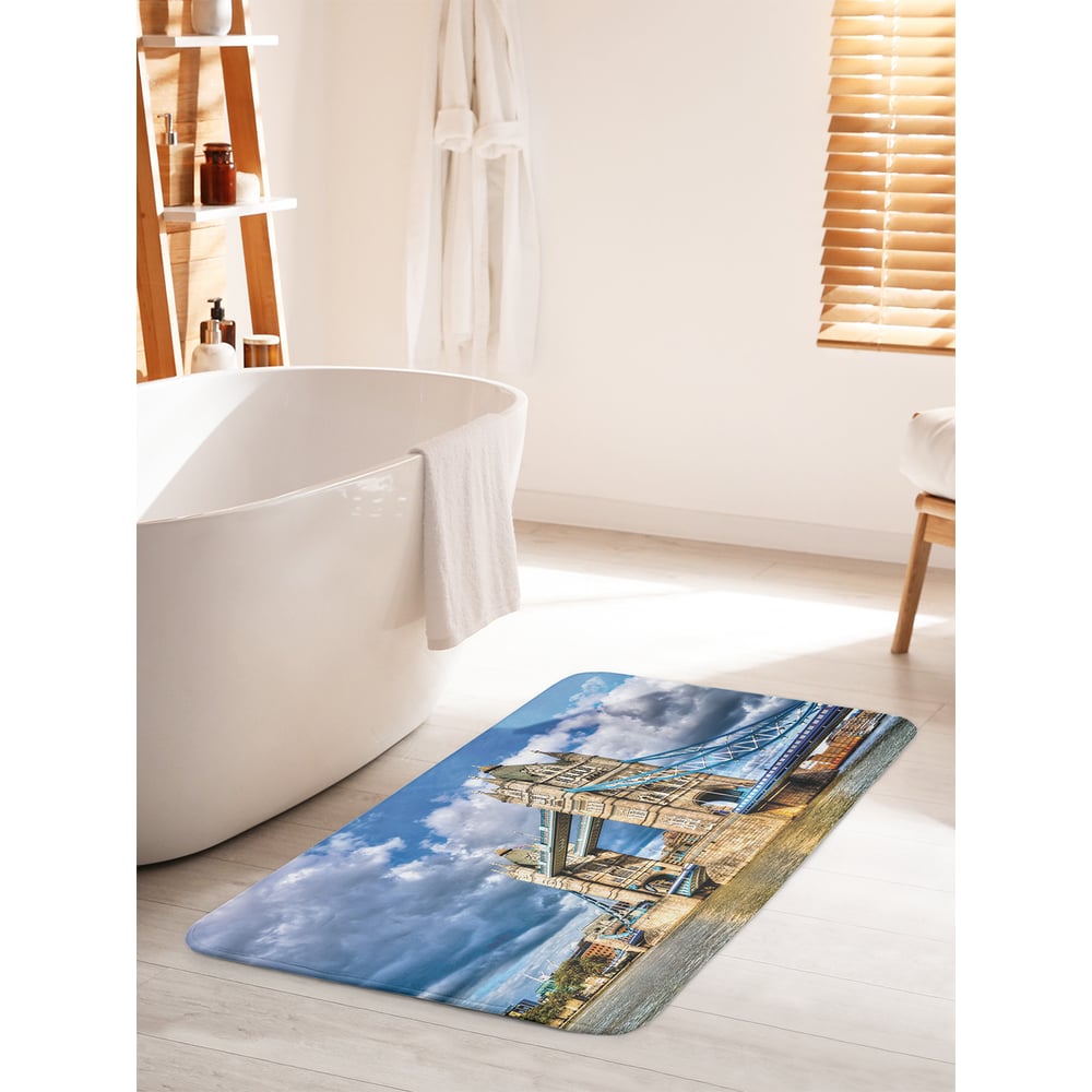 Изображение товара Противоскользящий коврик для ванной комнаты JOYARTY Лондонские облака 60х100 см