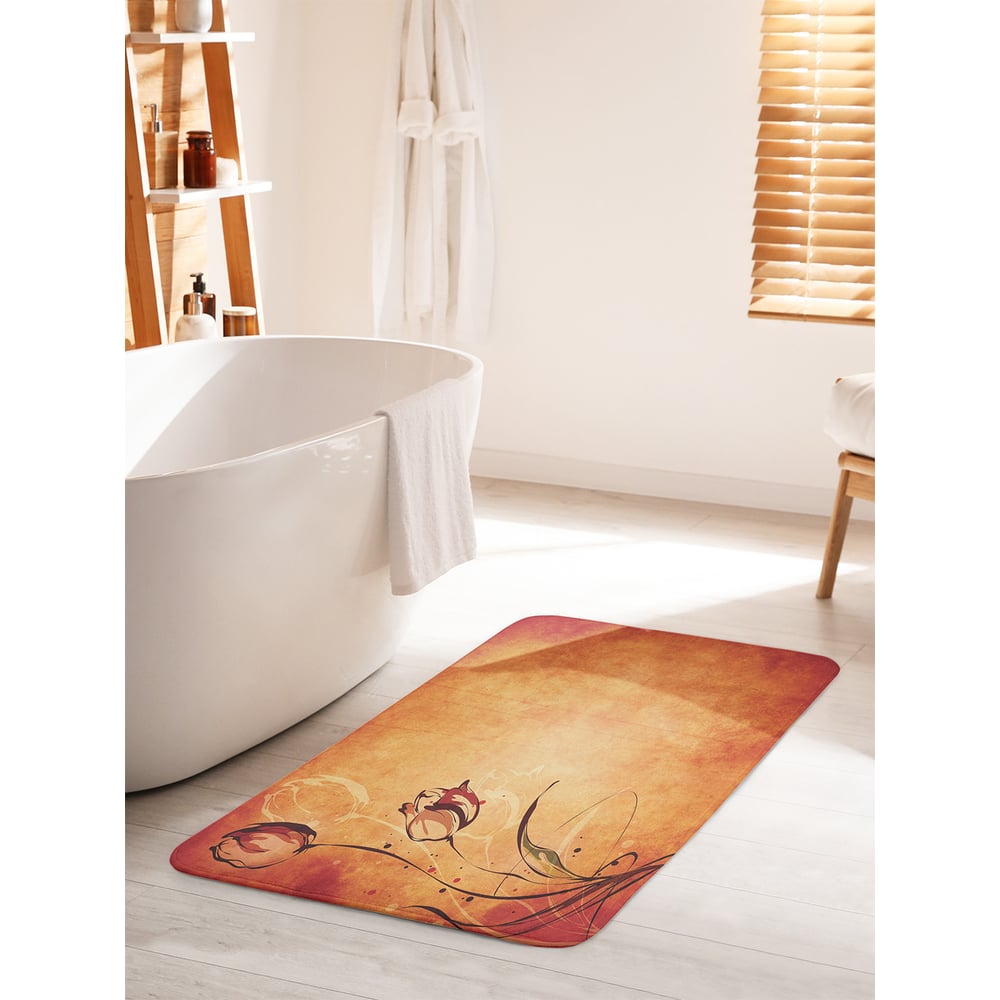 Изображение товара Коврик для ванной комнаты и туалета JOYARTY "Горячие ароматы" 60x100 см противоскользящий