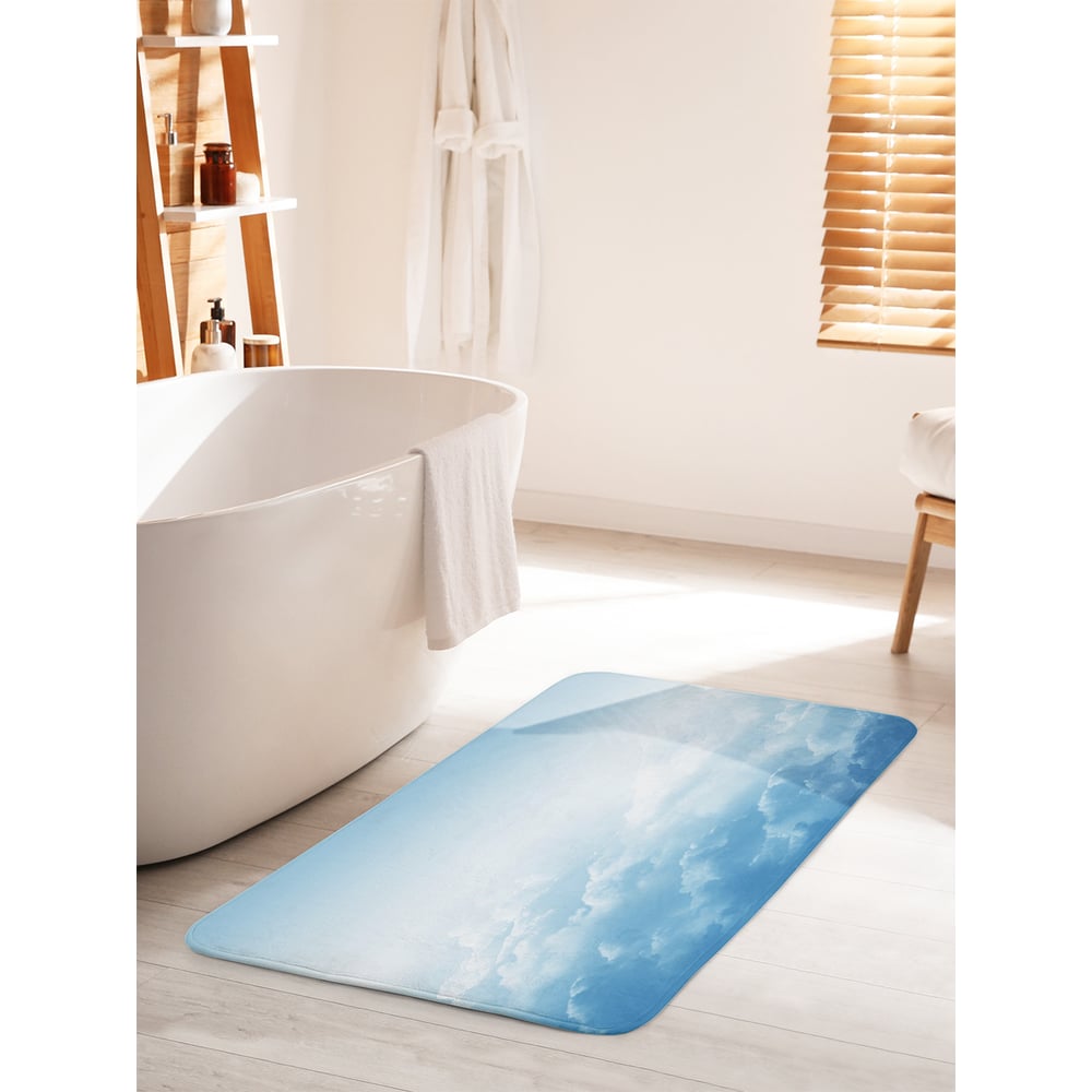 Изображение товара Коврик для ванной комнаты и туалета противоскользящий JOYARTY Облачное море 60х100 см