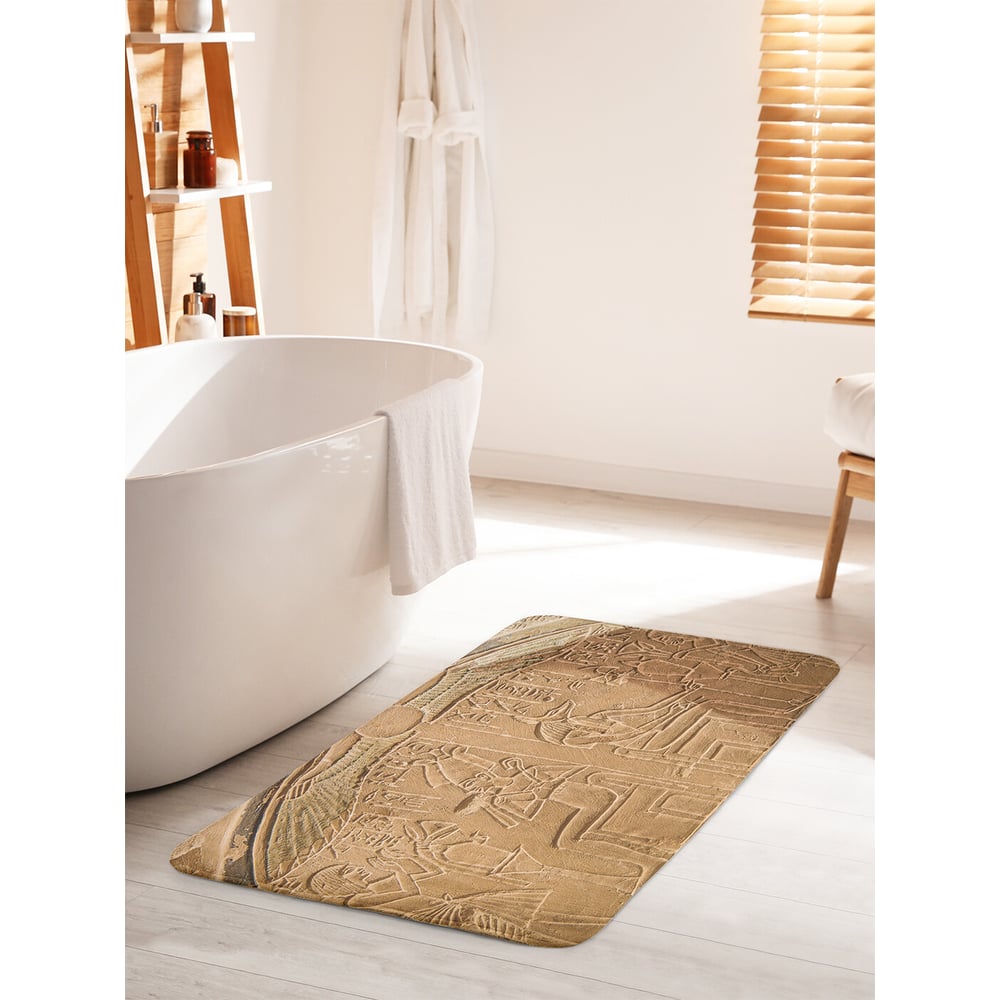Изображение товара Коврик для ванной комнаты противоскользящий 60х100 см JOYARTY Египетский рассказ