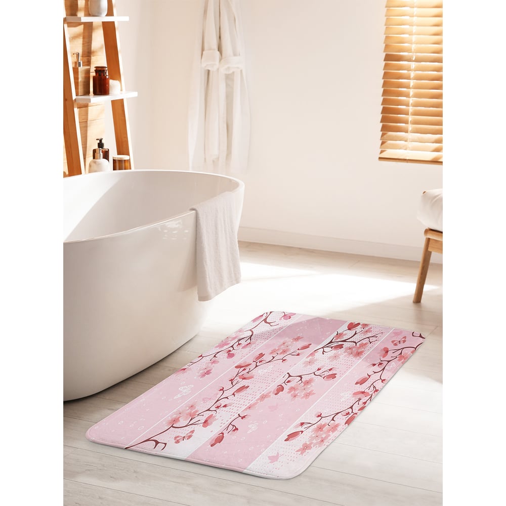 Изображение товара Коврик для ванной комнаты противоскользящий JOYARTY 60х100 см с антискользящим покрытием